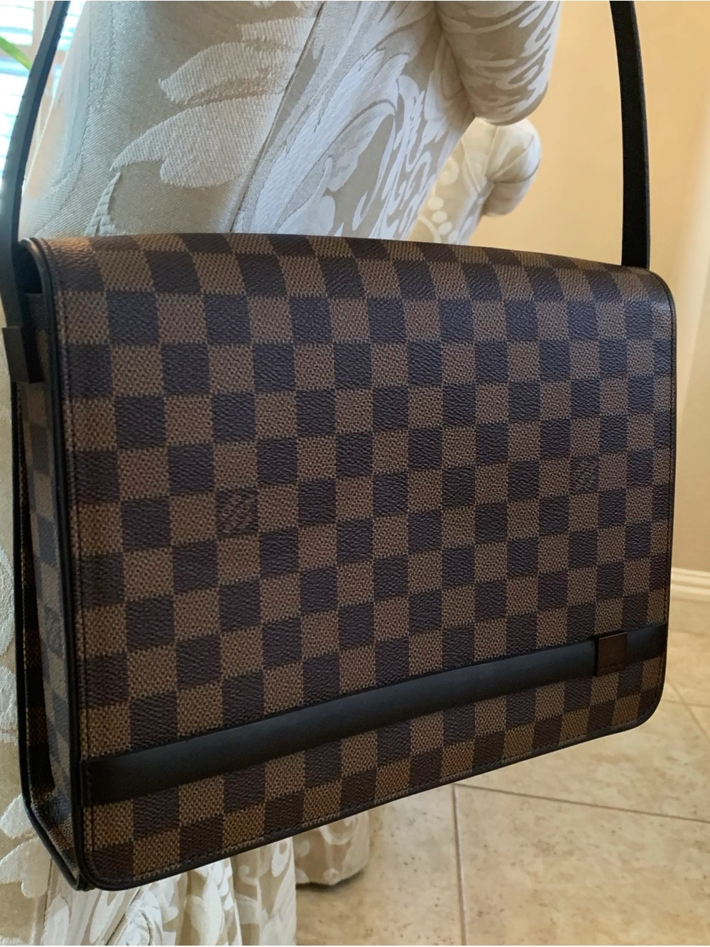Louis Vuitton Brown Check Messenger Bag